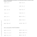 30 Quadratic Formula Worksheet With Answers Education Template