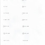 35 Solving Quadratic Equations With Square Roots Worksheet Answers