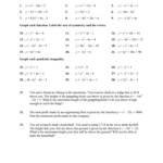 9 4 Practice Factoring To Solve Quadratic Equations Answer Key