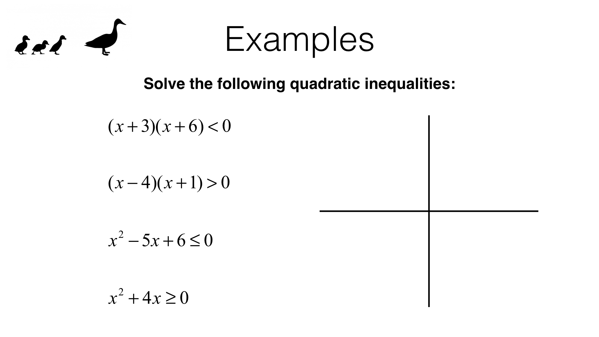 A22C Solving Quadratic Inequalities In One Variable Db excel