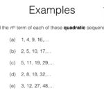 A25b Finding The Nth Term Of A Quadratic Sequence BossMaths