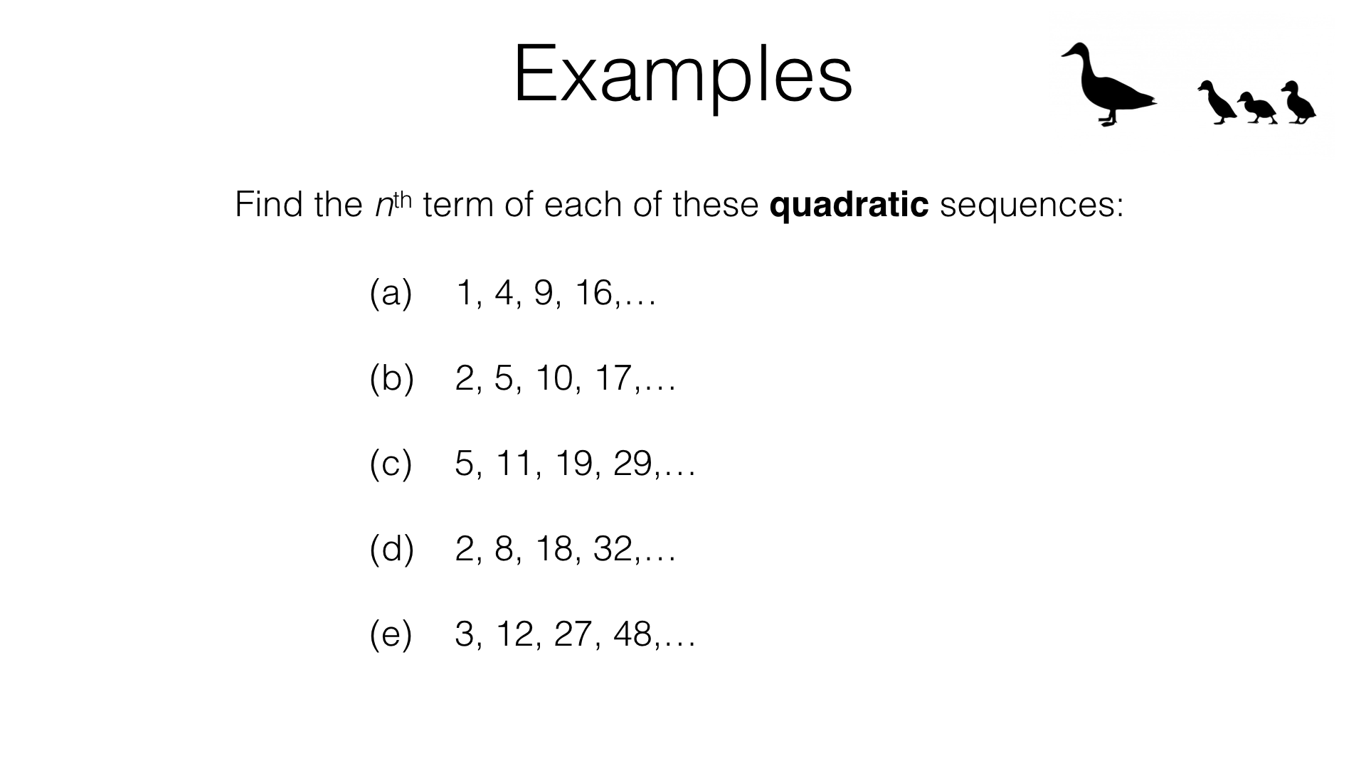 A25b Finding The Nth Term Of A Quadratic Sequence BossMaths