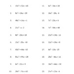 Algebra 2 Quadratic Formula Worksheet Answers