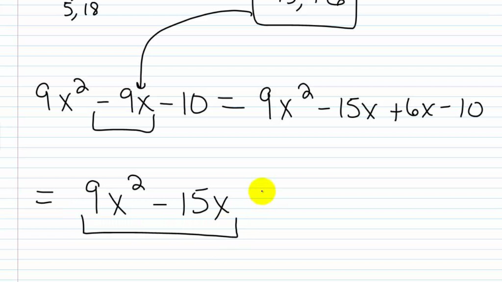Algebra I Help Factoring Practice Factoring Trinomials I Leading 