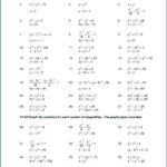 Factoring Quadratic Equations Worksheet Printable Worksheet Template