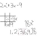 Factoring Quadratic Trinomials Tic Tac Toe Method YouTube