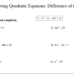 GCSE Maths Revision Solving Quadratics Difference Of Two Squares