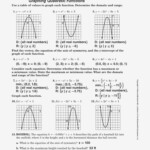 Graphing Quadratic Functions Worksheet Answer Key Worksheet