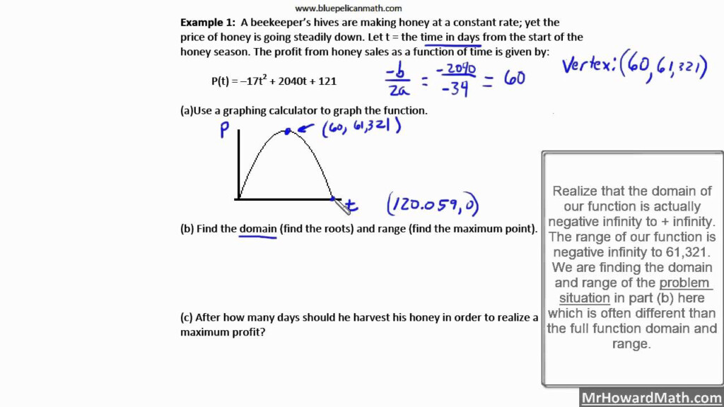  How To Solve A Quadratic Word Problem Word Problems Involving 