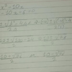 In Simplest Radical Form What Are The Solutions To The Quadratic