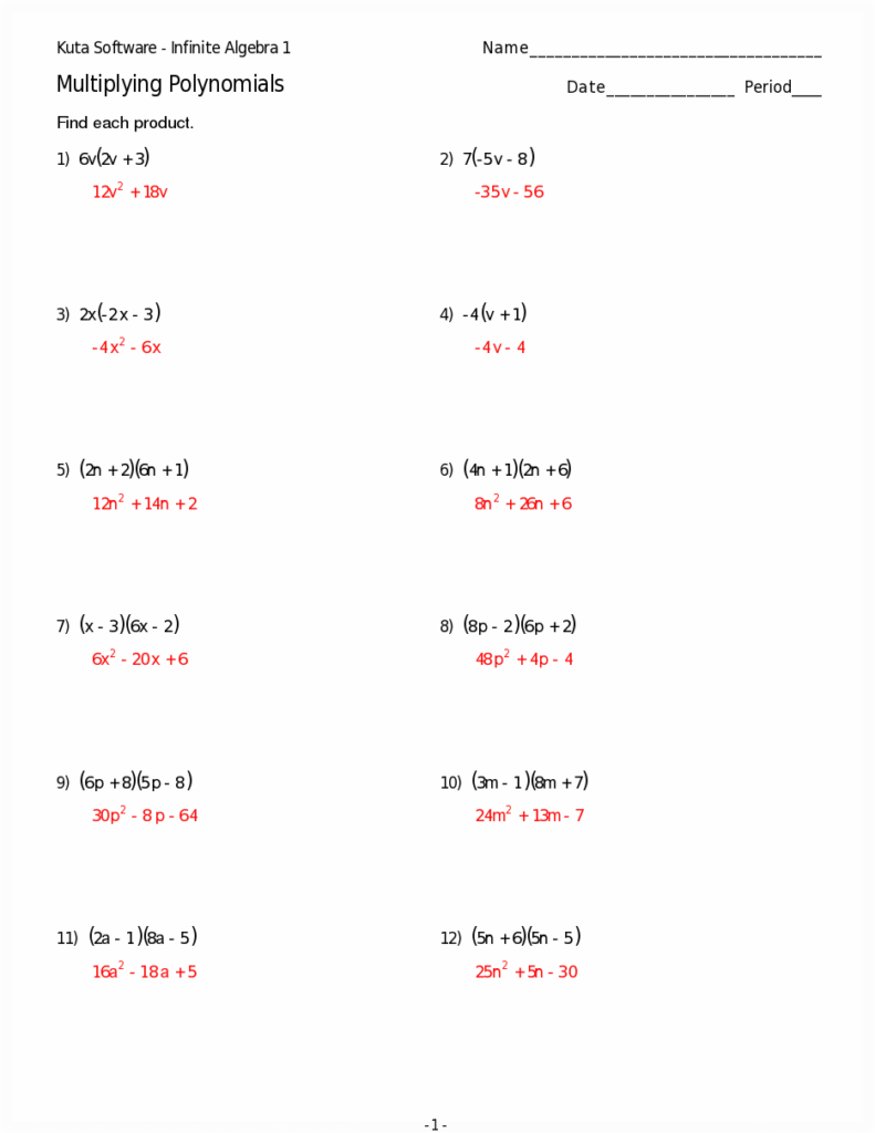 Kuta Software Infinite Algebra 2 Simplifying Radicals Most Freeware