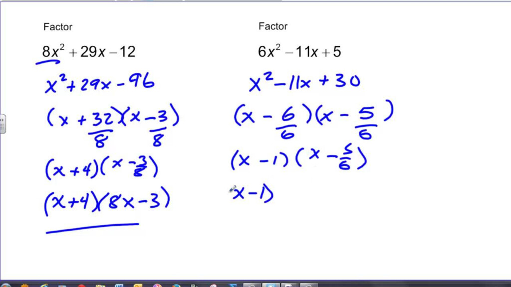 Lesson 21 1 Solving Equations By Factoring X2 Bx C Answers Tessshebaylo