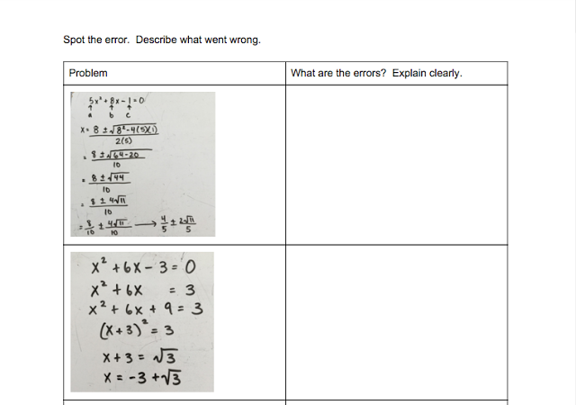 Making Math Visual Math Methods Math Visuals Solving Quadratic 