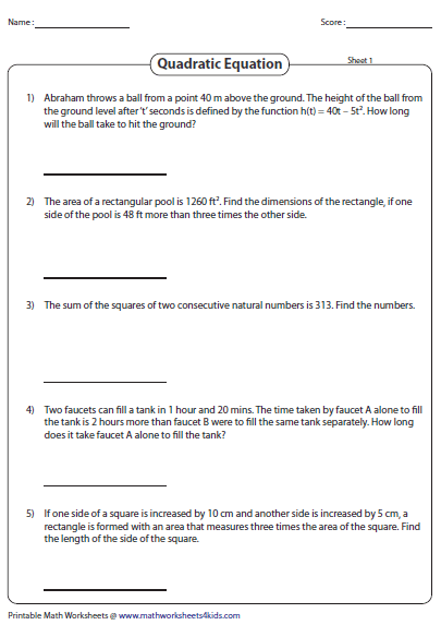 Pin On Quadratic Equation And Function