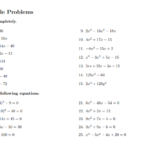 Practice 54 Factoring Quadratic Expressions Worksheet Answers Its