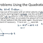 Problem Solving With Quadratics Solving Quadratic Equations 2019 02 22