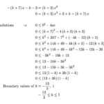Quadratic Discriminant Leading To Quadratic Inequalities Worksheet