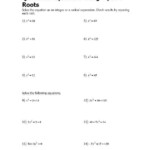 Quadratic Equation Worksheet With Answer Key Vegan Divas NYC