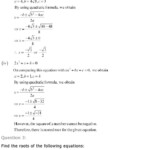 Quadratic Equations Class 10 Mathematics NCERT Solutions