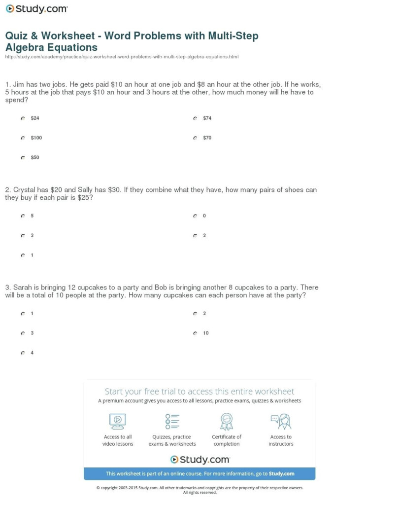 Quadratic Formula Word Problems Worksheet Answers Math Db excel