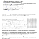 Quadratic Functions And Their Properties Printable Pdf Download