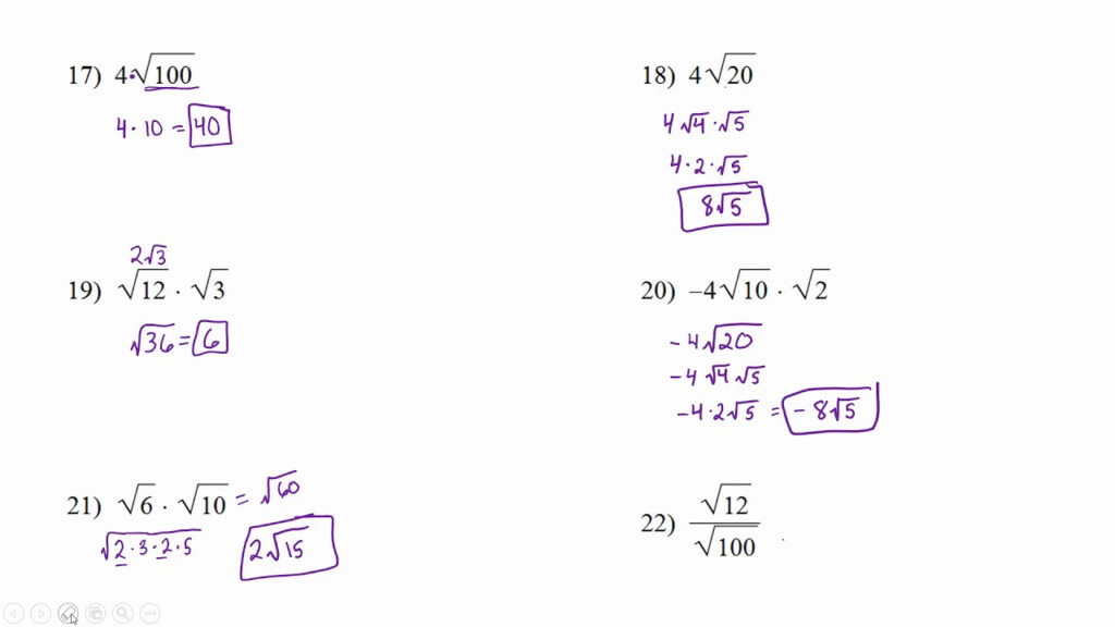 Simple Quadratic Equation Examples World Of Reference