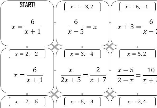 Solve Quadratic Equation By Completing The Square Maze Level 2 