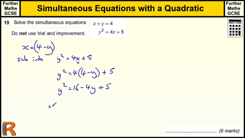 Solving Linear Equations Gcse Questions Solving Linear Equations 