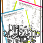 Solving Linear Quadratic Systems Riddle Activity In 2020 Quadratics