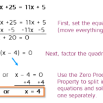 Solving Quadratic Equations By Factoring Quadratics Solving