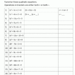 Solving Quadratic Equations By Formula Worksheet Pdf Tessshebaylo