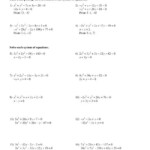 Solving Quadratic Equations By Graphing Worksheet Kuta Example