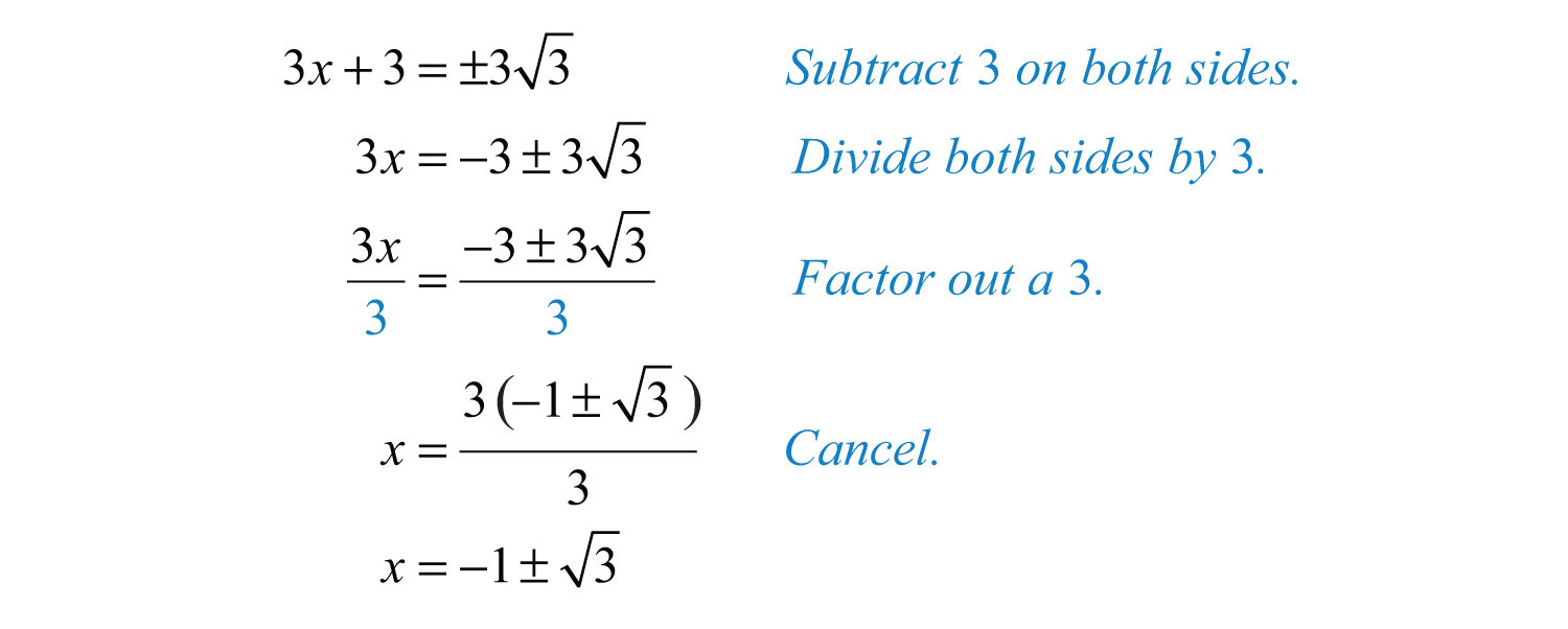 Solving Quadratic Equations By Taking Square Roots Worksheet Tessshebaylo