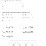 Solving Quadratic Equations Using Different Methods Worksheet Answers