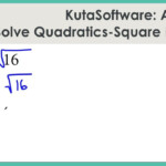 Solving Quadratic Equations With Square Roots Kuta Tessshebaylo