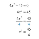 Solving Quadratic Equations With Square Roots Worksheet Answers