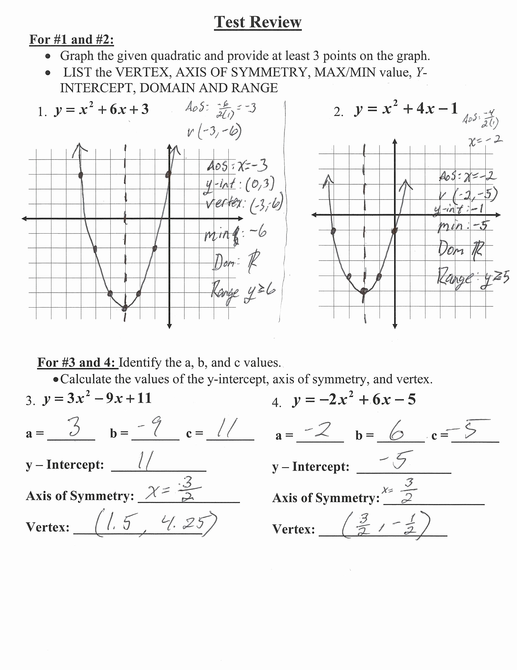 Worksheet Domain And Range Worksheets And Range Worksheets Db excel