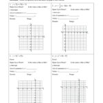 Worksheet Graphing Quadratics From Standard Form Answer Sheet Islero