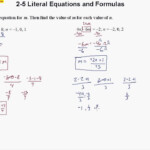 2 5 Practice Literal Equations And Formulas Form G Tessshebaylo