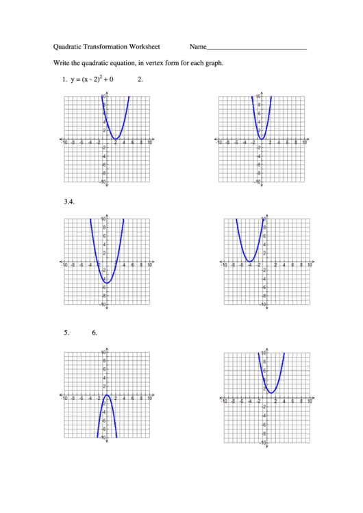 26 Quadratic Transformation Worksheet Answers Combining Like Terms 