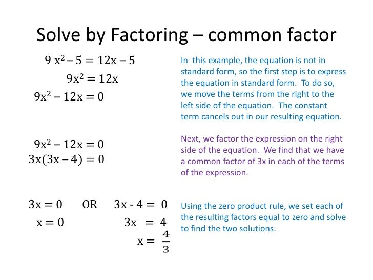 29 Solving Quadratic Equations By Factoring Worksheet Answers Algebra 2 