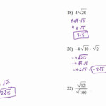 30 Simplifying Radicals Worksheet Algebra 2 Education Template