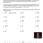 30 Simplifying Square Roots Worksheet Answers Education Template