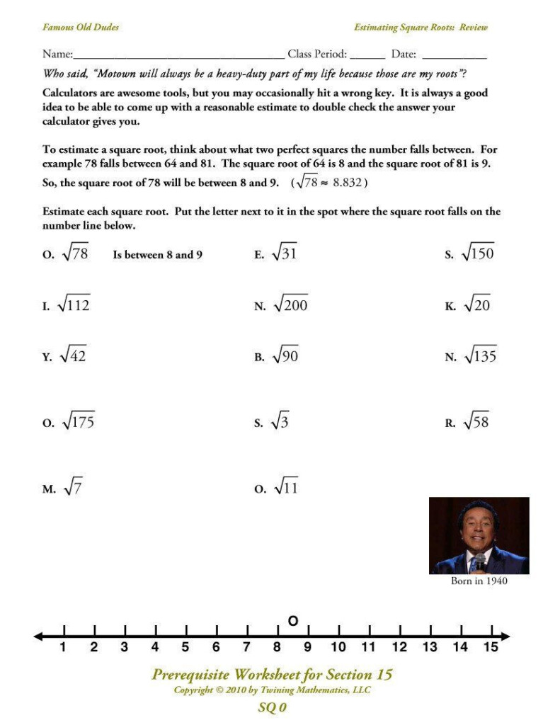30 Simplifying Square Roots Worksheet Answers Education Template