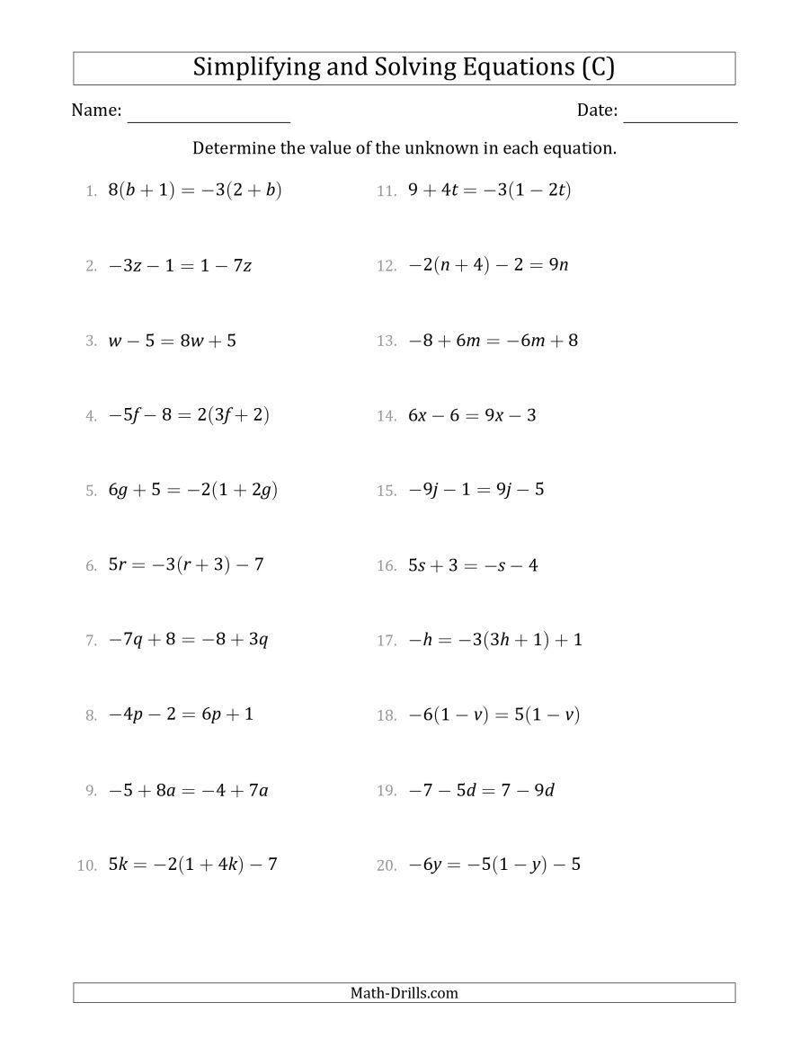 30 Solving Inequalities Worksheet Pdf Education Template