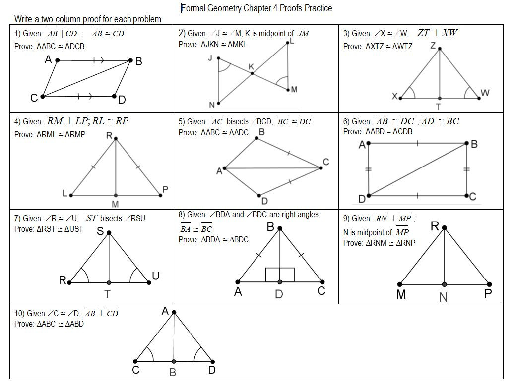 30 Triangle Congruence Worksheet Answer Key Education Template