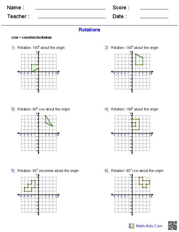 35 Transformation Review Worksheet Answers Support Worksheet