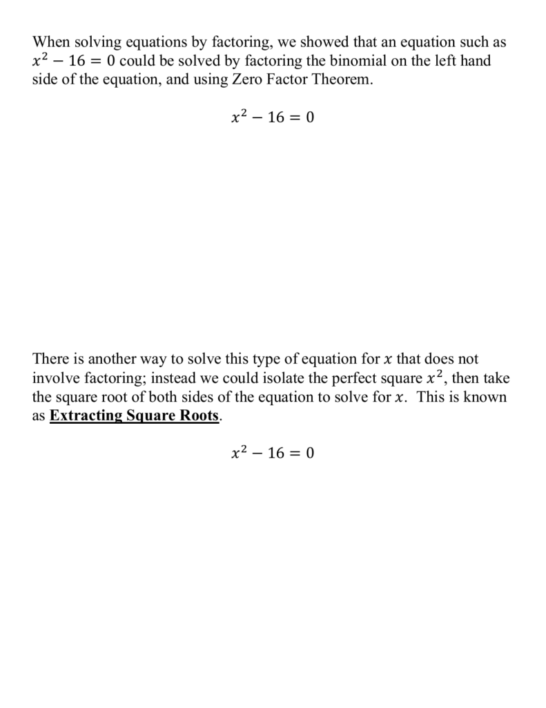 41 Solving Quadratic Equations With Square Roots Worksheet Answers 