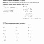 50 Factoring Quadratic Expressions Worksheet Answers Chessmuseum