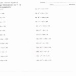 50 Factoring Trinomials Worksheet Answers Chessmuseum Template Library